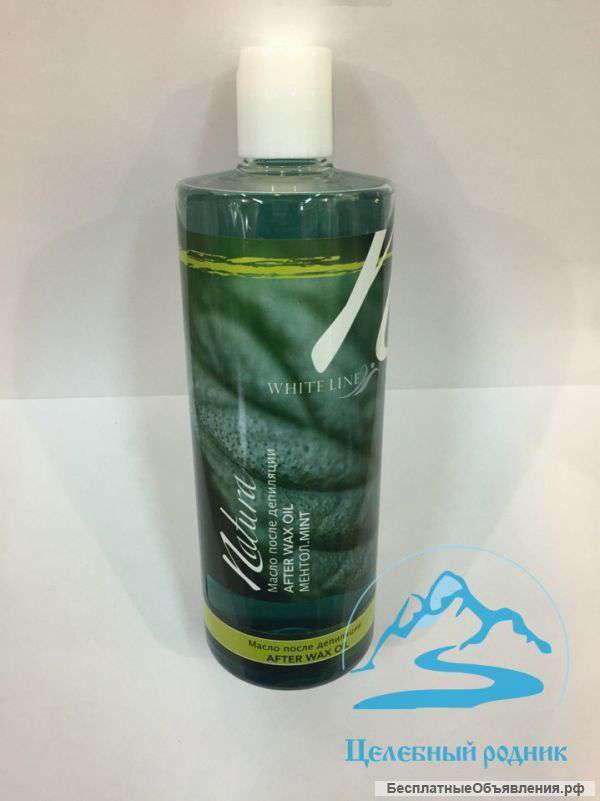 Масло после депиляции «White line Natura» 500 мл Ментол