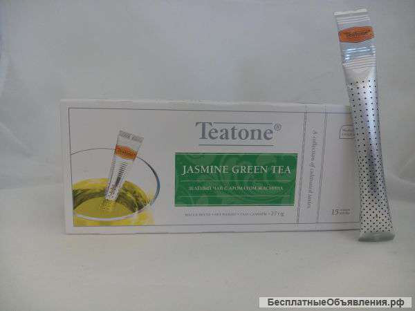 Чай зеленый чай с ароматом жасмина в стиках Teatone