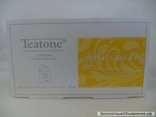 Яблоко-Имбирь | Чайный напиток в пакетиках 1,8 г