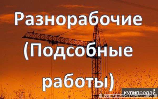 Подсобники, разнорабочие, универсалы
