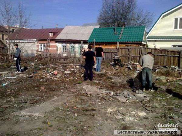 Спил деревьев уборка территории