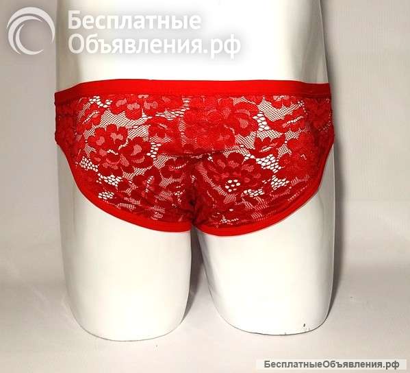 Кружевные трусы слипы