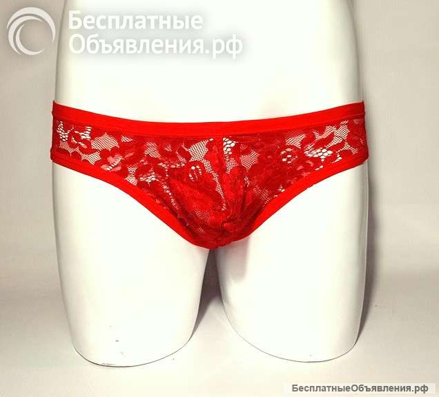 Кружевные трусы слипы