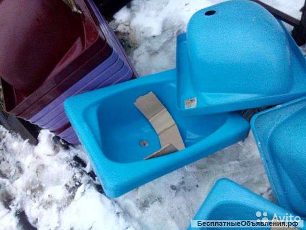 Раковина- пластмассовая- глубокая