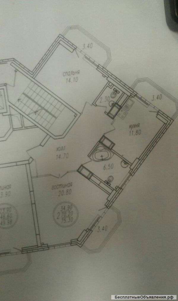 Раменское, Северное шоссе 8. 2-комнатная квартира