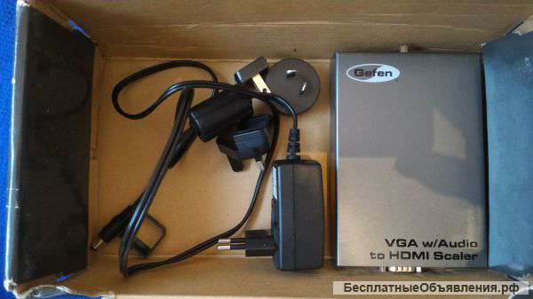Масштабатор VGA и аудио сигналов в HDMI