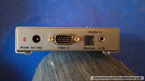 Масштабатор VGA и аудио сигналов в HDMI