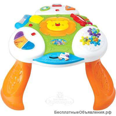 Светомузыкальный интерактивный развивающий столик "Львенок"