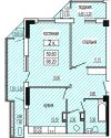 2-х комнатную квартиру в центре