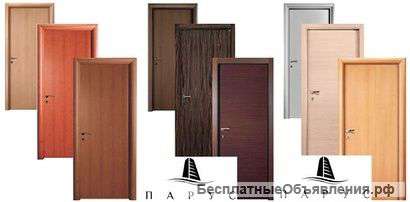 Ламинированные строительные двери по низким ценам ОПТ