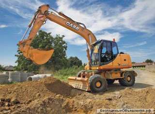 Аренда колесного экскаватора