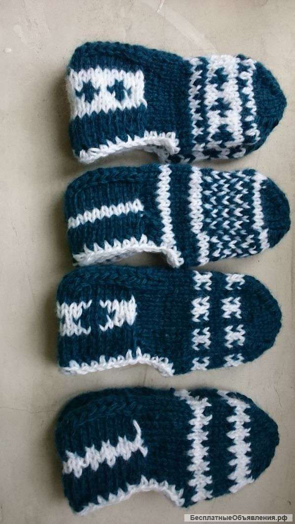 Вязаные следки, тапочки, носки