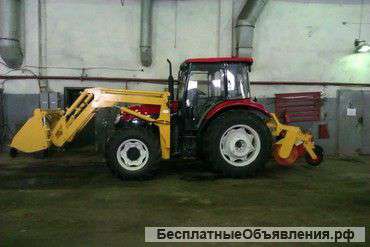 Трактор со щеткой