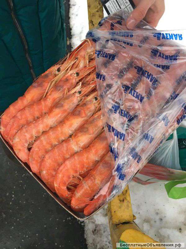 Замороженные креветки