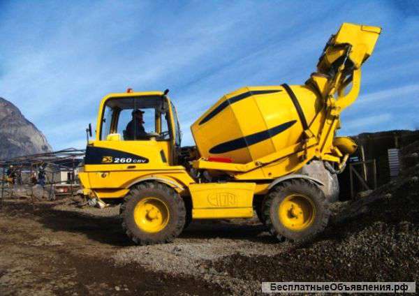 Мобильный бетоносмеситель с самозагрузкой Fiori DB 260 CBV