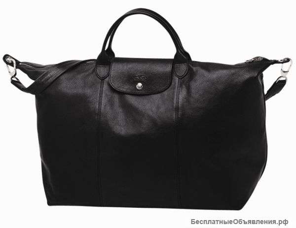 Сумка Le Pliage Cuir Longchamp размер L кожаная