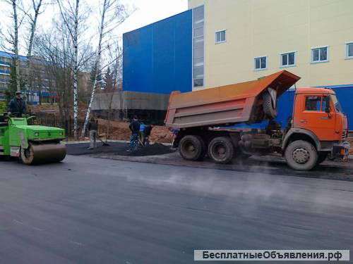 Асфальтирование,укладка тротуарной плитки