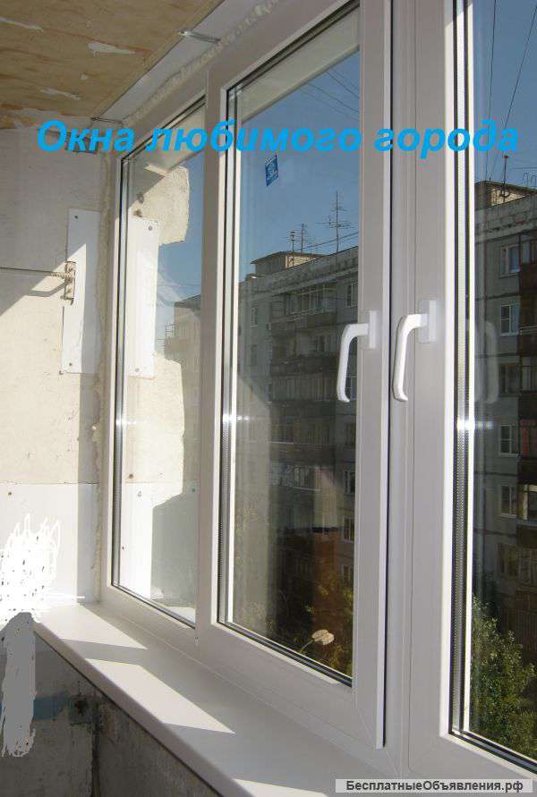 Остекление лоджий, профиль VEKA