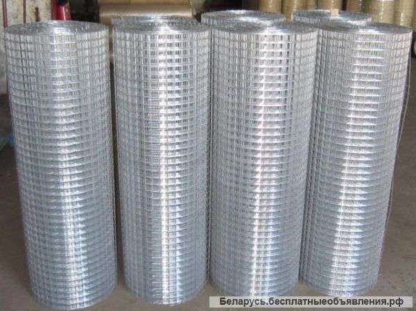 Сетка сварная оцинкованная 50х60х1,6 в рулонах 1,5х25 метров