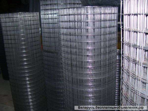 Сетка сварная оцинкованная 25х25х1,6 в рулонах размером 1х25 метров