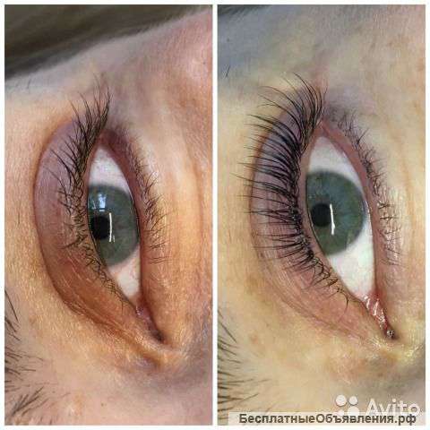 Наращивание и ламинирование ресниц + Botox