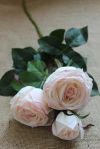 Силиконовые цветы (Роза пионовидная 3 бутона)