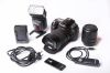 Nikon d90 kit 18-105 + объектив + вспышка + макрокольца