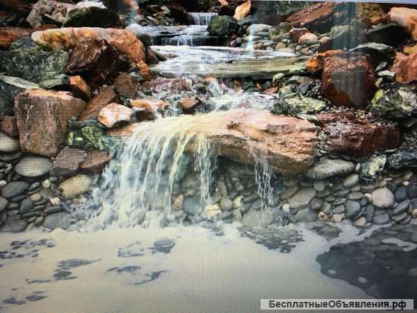 Водоемы декоративные. Пруды и ручьи. Водопады. Каскады. Фонтаны.
