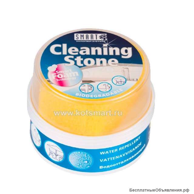 Чистящая паста, универсальная, Белый кот Смарт
