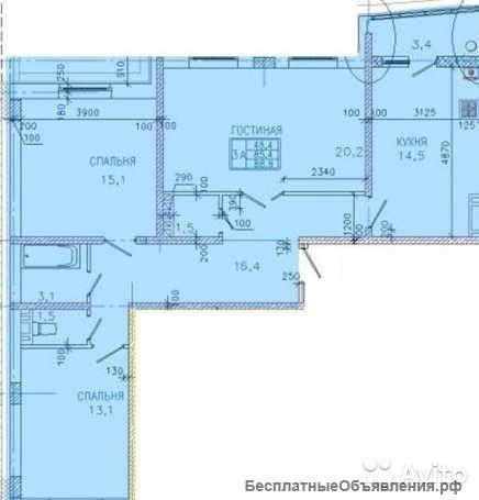 3-Комн Квартиру 90м2, ул.Тухачевского, 28