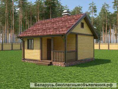 Бани из профилированного бруса от производителя