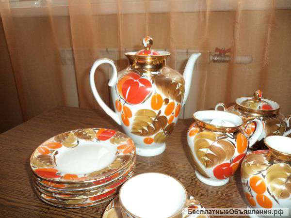 Кофейный сервис Ломоносовского фарфорового завода