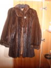 Норковая шуба. натуральная меха.