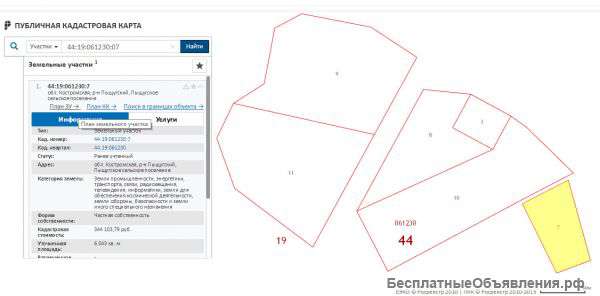 Участок для придорожного сервиса