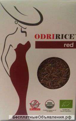 Рис ODRIRICE красный длиннозерный нешлифованный Organic 500гр