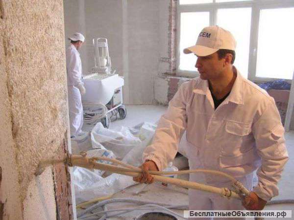 Штукатурка гипсовыми смесями