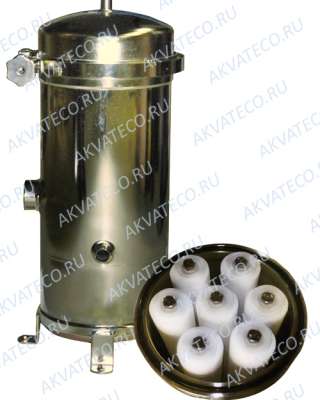 Титановый фильтр для очистки воды, спирта, воздуха