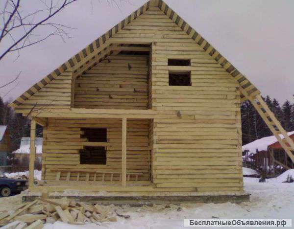 Строительство и ремонт домов.коттеджей.бань