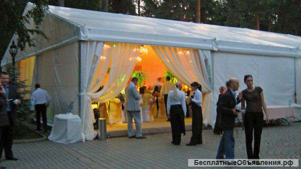 Аренда тентовых конструкций, шатров, павильонов, сценических конструкций