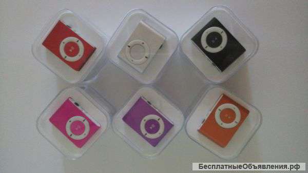 Плеер MP3 с клипсой, наушниками и usb