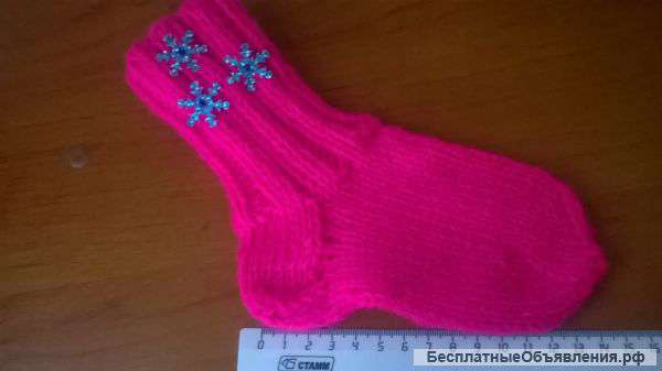Вязаные носочки