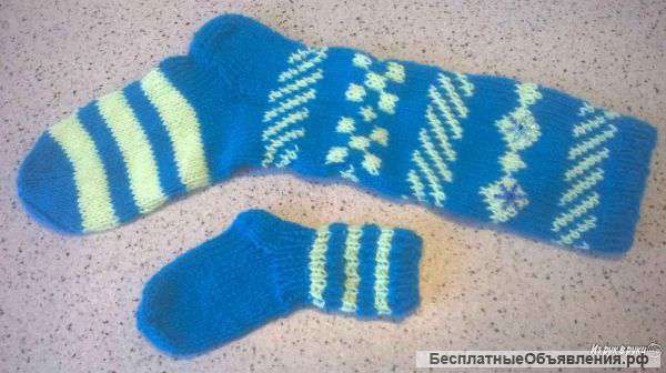 Детские и взрослые носочки