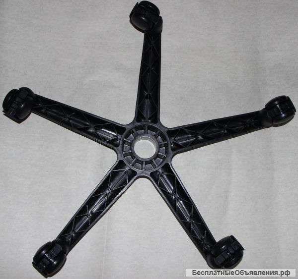 Крестовина (основа-база) с колесами для ремонта офисного кресла