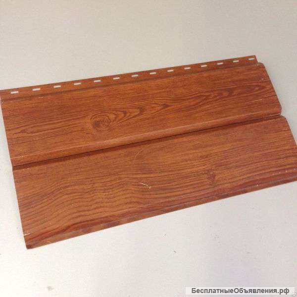 Металлический сайдинг L-брус. Мореный дуб