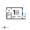 1-к квартира, 32.7 м², 3/12 эт.