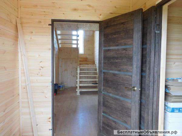 Папино. Дом под ключ160 м. участок 11 соток, газ по границе. 60 км. Калужское, Симферопольское шосс