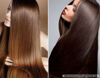 Кератиновое выпрямление волос