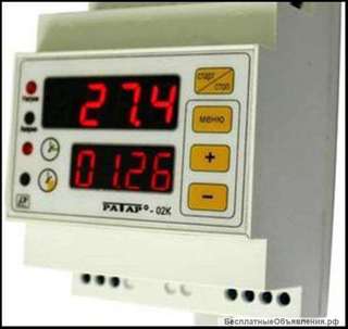 Терморегулятор со встроенным таймером РАТАР- 02К для бань, саун, парогенераторов