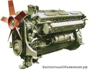 Двигатель дизельный привода генераторов 200 кВ 1Д12В-300КС2
