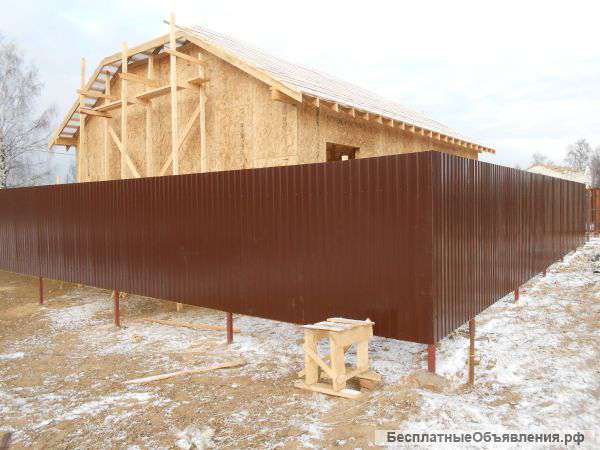 Услуги по установке заборов, ворот и калиток под ключ